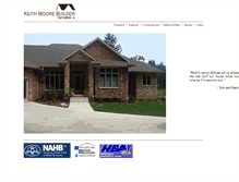 Tablet Screenshot of keithmoorebuilder.com